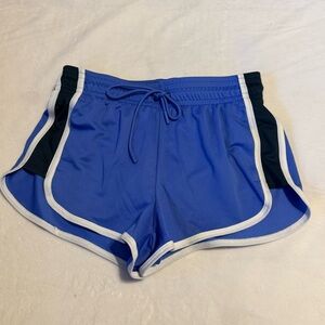 Athletic Works Women's Blue with Black Accent Athletic Shorts xs